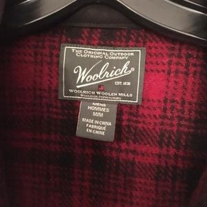 Men’s Woolrich Red Plaid Hunt Coat